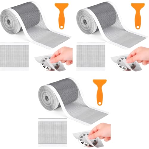 HASTHIP® 1 Roll Kitchen Sink Strainer Steel Hair Catcher Shower Drain Cover Cuttable PVC Mesh Stickers for Bathroom 13 Feet 4.72 Inches Width 3 PCS HASTHIP® 1 Roll Kitchen Sink Strainer Steel Hair Catcher Shower Drain Cover Cuttable PVC Mesh Stickers for Bathroom 13 Feet 4.72 Inches Width 3 PCS